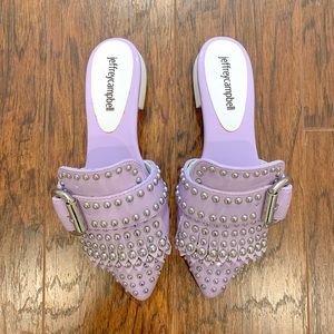 Jeffrey Campbell studded slides